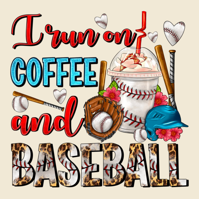 I Run On Coffee And Baseball Frappe Premium Tee by FaDigitalArtStudio | Teevron