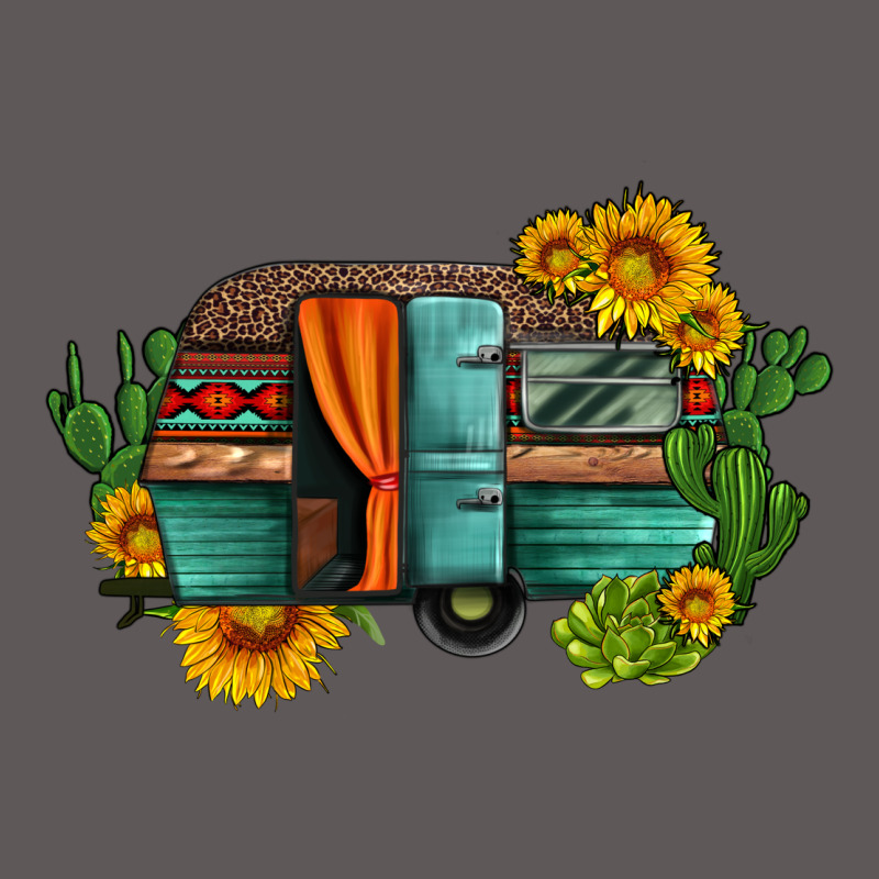 Caravan Sunflowers And Cactus Premium Hoodie by Artiststas | Teevron