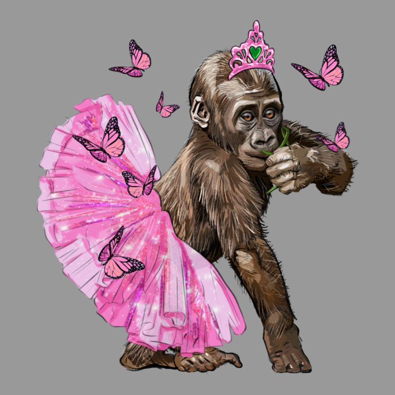 Baby Gorilla With Tutu Vintage Hoodie by LillyAllenDesigns | Teevron