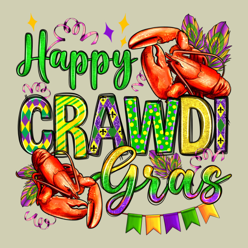 Happy Crawdi Gras Olivia Heavy Core Tee by OliviaCreatesArt | Teevron