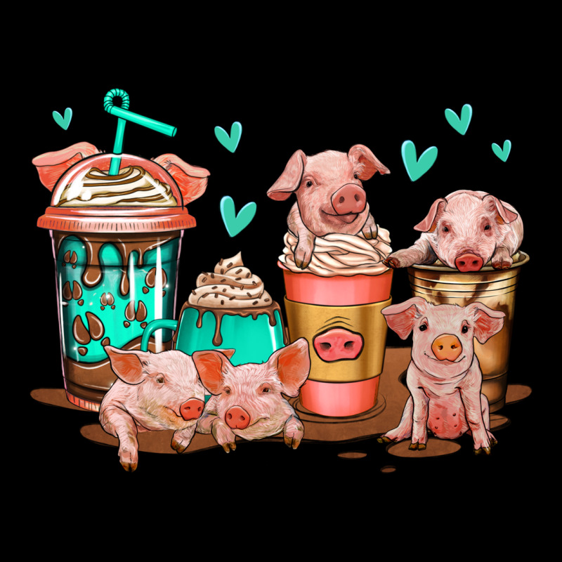 Cute Pigs Coffee Heavyweight Sweatshirt by Jasminsmagicworld | Teevron