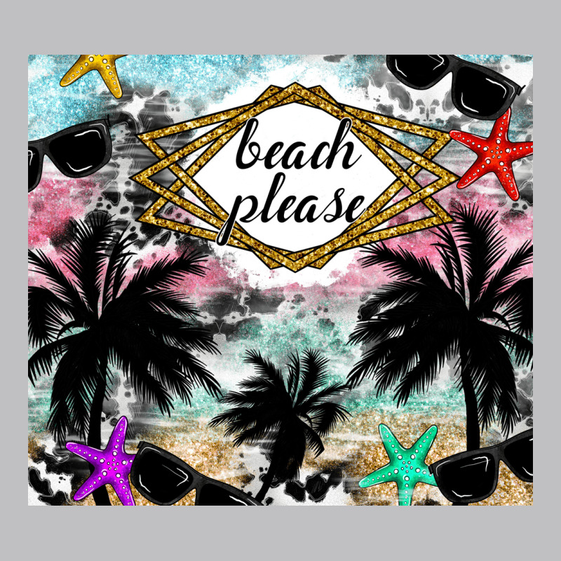 Beach Please Long Sleeve Tee by CowhideDigitalArt | Teevron
