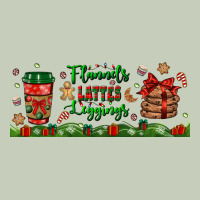 Flannels Lattes Leggings Libbey Glass Ladies Tee | Teevron