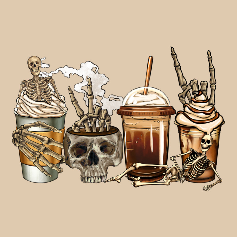 Skeleton Coffee Heavyweight Sweatshirt by Jasminsmagicworld | Teevron