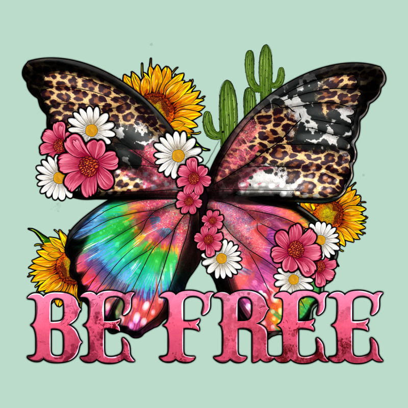 Be Free With Butterfly And Cactus Flowers Premium Hoodie by Artiststas | Teevron
