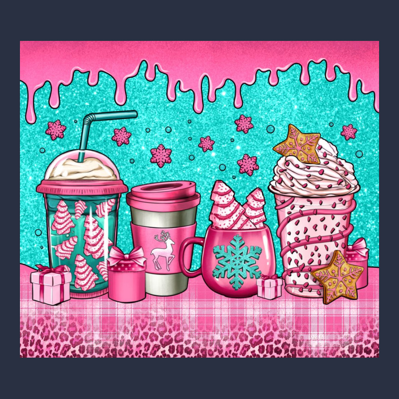 Pink Christmas Coffee Heavyweight Sweatshirt by Jasminsmagicworld | Teevron