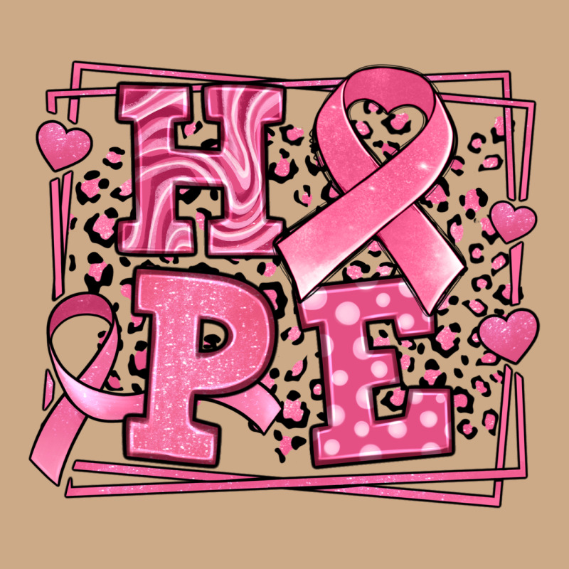 Hope Breast Cancer Awareness Ribbon Vintage Hoodie by LillyAllenDesigns | Teevron