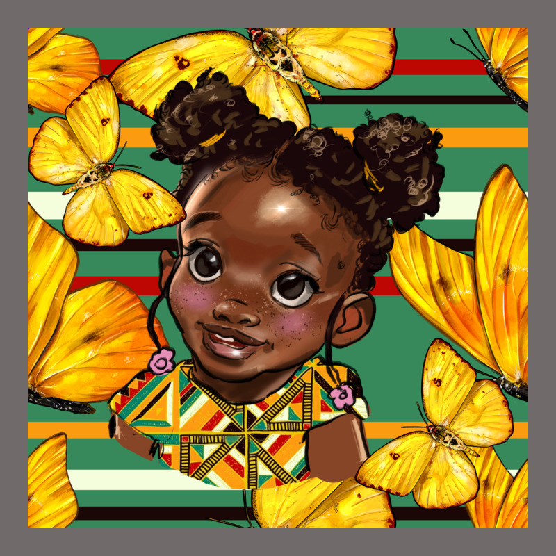 Juneteenth Afro Girl Seamless Pattern Urban Heavy Tee by BundleAndBundleShop | Teevron