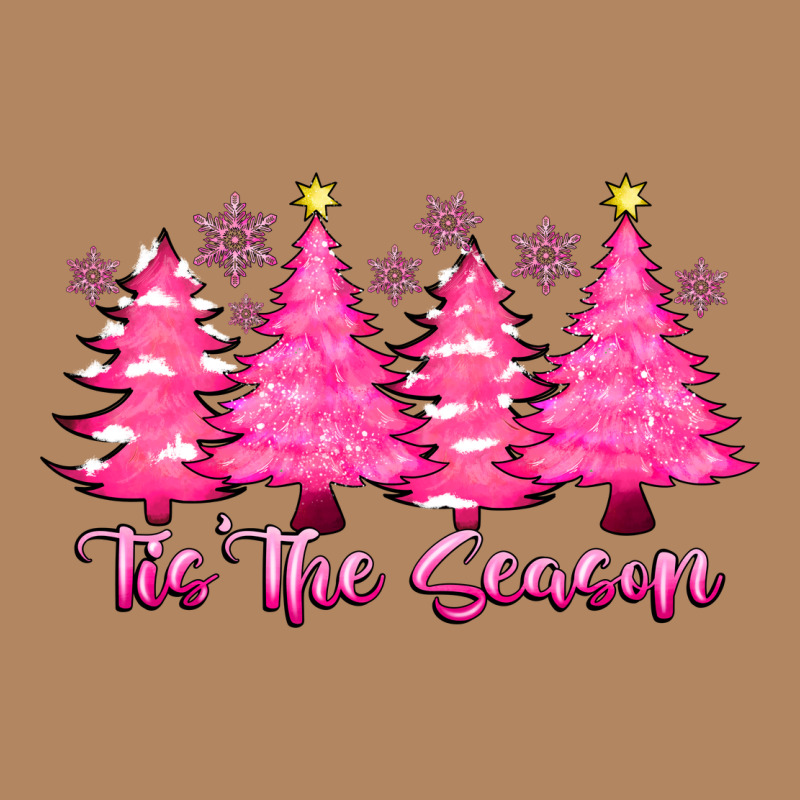 Tis The Season Pink Trees Long Sleeve Tee by CowhideDigitalArt | Teevron