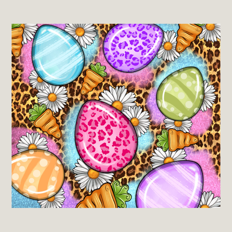 Easter Eggs Daisies Carrots Heavy Core Tee by OliviaCreatesArt | Teevron