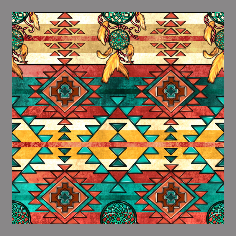 Native American Aztec Seamless Pattern Vintage Tee by BundleAndBundleShop | Teevron