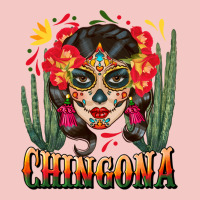 Chingona Sugar Skull Urban Heavy Tee | Teevron