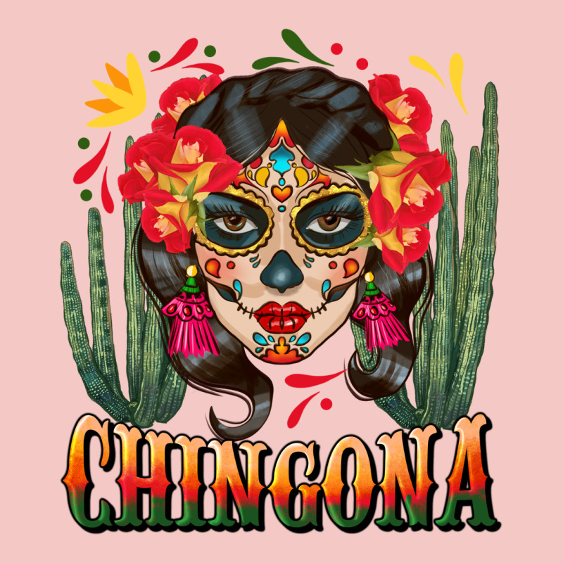 Chingona Sugar Skull Urban Heavy Tee by BundleAndBundleShop | Teevron