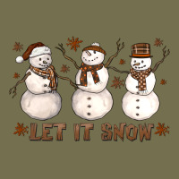 Let It Snow Snowmen Vintage Hoodie | Teevron