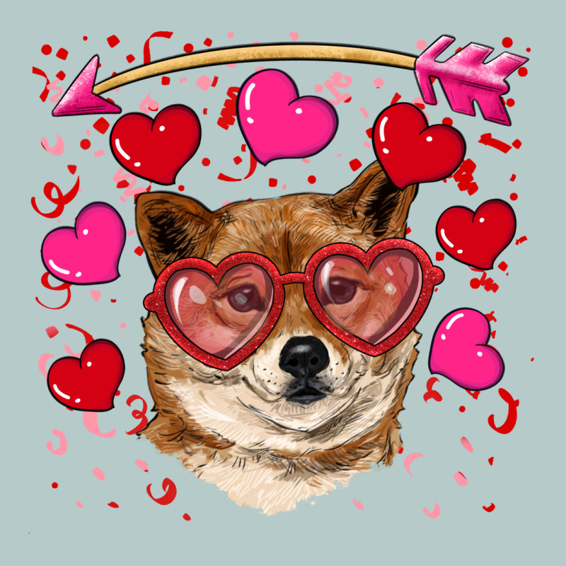 Valentine's Shiba Inu Heavy Core Tee by RanaPortraitStore | Teevron