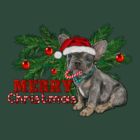Merry Christmas French Bulldog Zipper Hoodie | Teevron