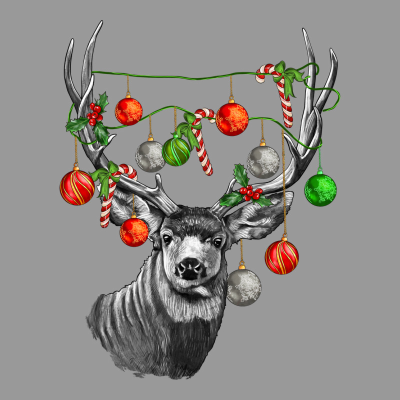 Mule Deer With Vintage Hoodie by LillyAllenDesigns | Teevron