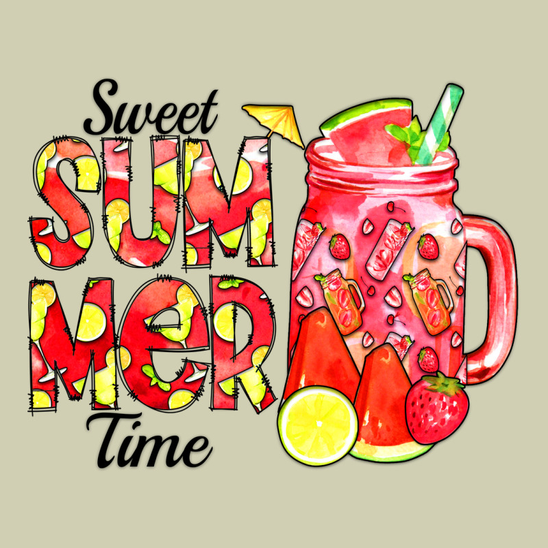 Sweet Summer Time Waterolor Heavy Core Tee by CowCowDesign | Teevron