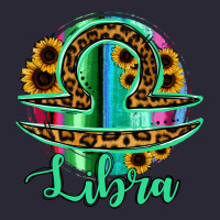 Libra Zodiac Sign Sunflower Leopard Serape Vintage Tee | Teevron