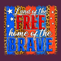 Land Of The Free Th Of July Brushstroke Urban Hoodie | Teevron