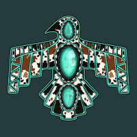 Cowhide Turquoise Thunderbird Premium Hoodie | Teevron