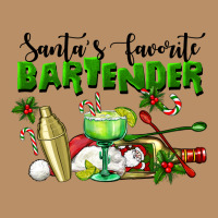 Santa's Favorite Bartender Vintage Hoodie | Teevron