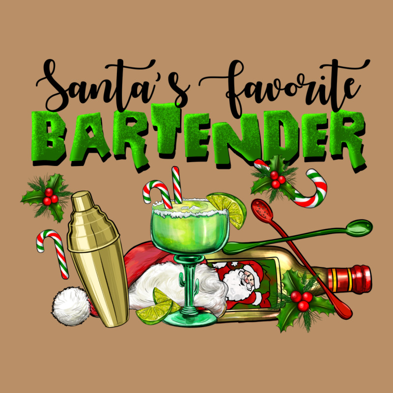Santa's Favorite Bartender Vintage Hoodie by LillyAllenDesigns | Teevron