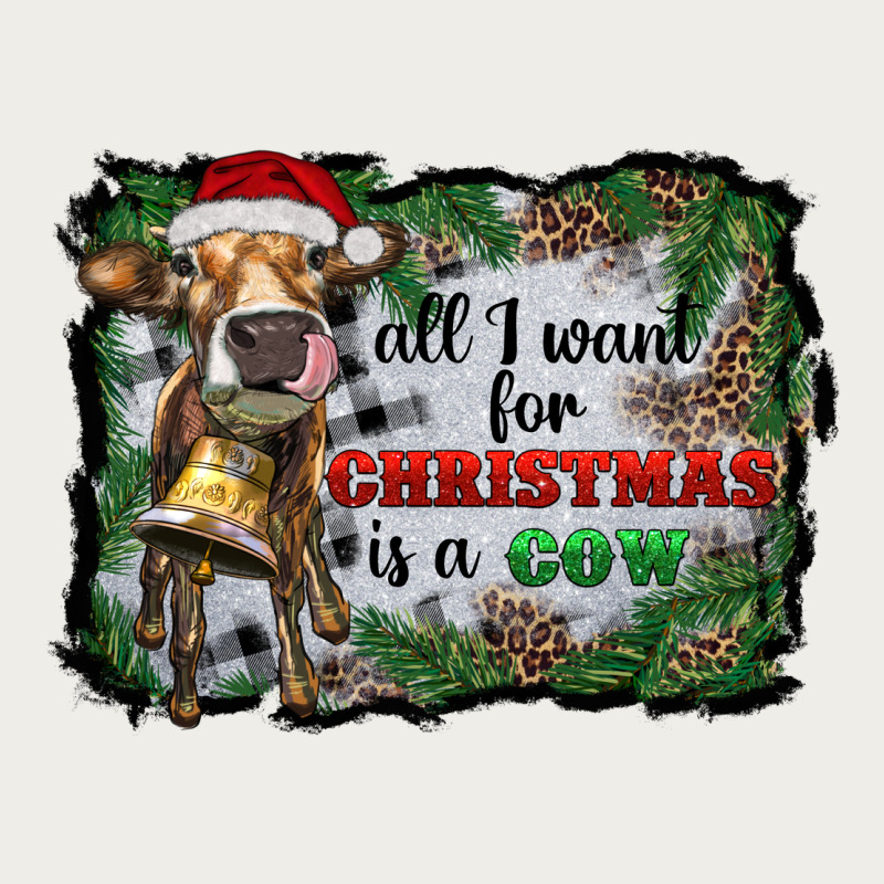 All I Want For Christmas Is A Cow Zipper Hoodie by RanaPortraitStore | Teevron