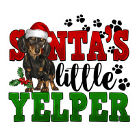 Santa's Little Yelper Ladies Tee | Teevron