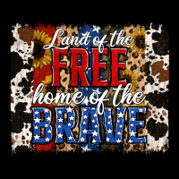 Land Of The Free  Th Of July Brushstroke Urban Hoodie | Teevron
