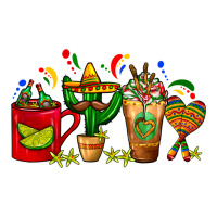 Mexico Coffee Cups With Cactus Sombrero And Maraca | Teevron