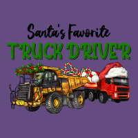 Santa's Favorite Truck Driver Vintage Hoodie | Teevron