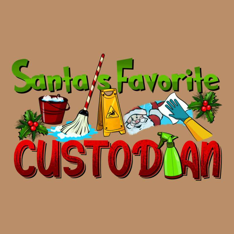 Santa's Favorite Custodian Vintage Hoodie by LillyAllenDesigns | Teevron