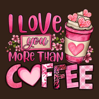 I Love You More Than Coffee Valentines Day Heavy Core Tee | Teevron