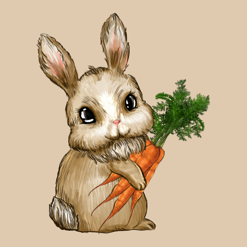 Happy Easter With Bunny And Carrot Heavyweight Sweatshirt by RanaPortraitStore | Teevron