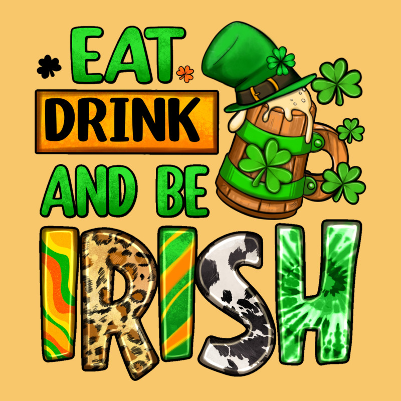 Eat Drink And Be Irish St. Patrick's Vintage Hoodie by LillyAllenDesigns | Teevron