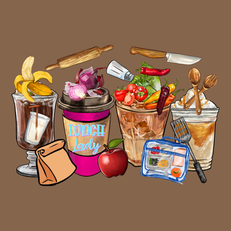 Lunch Lady Coffee Cups Premium Tee by FaDigitalArtStudio | Teevron