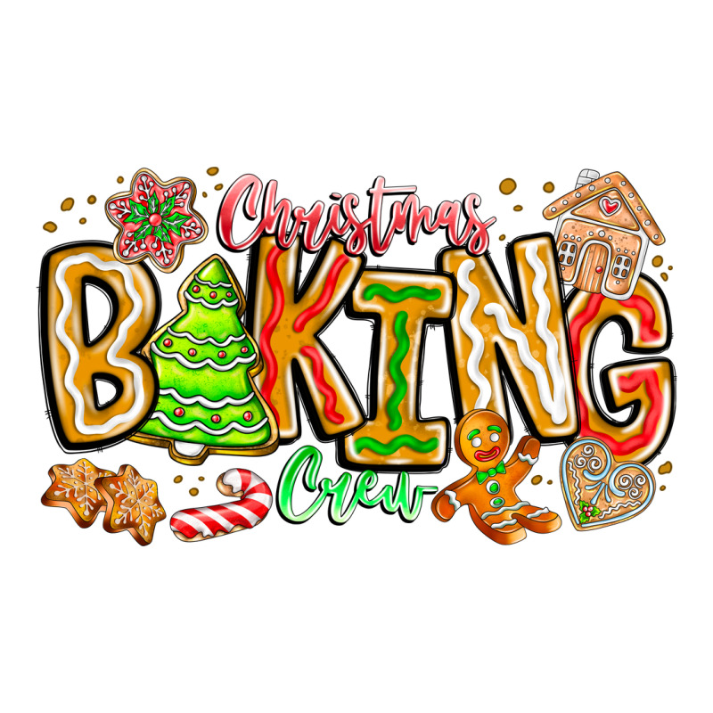Christmas Baking Crew Long Sleeve Tee by CowhideDigitalArt | Teevron