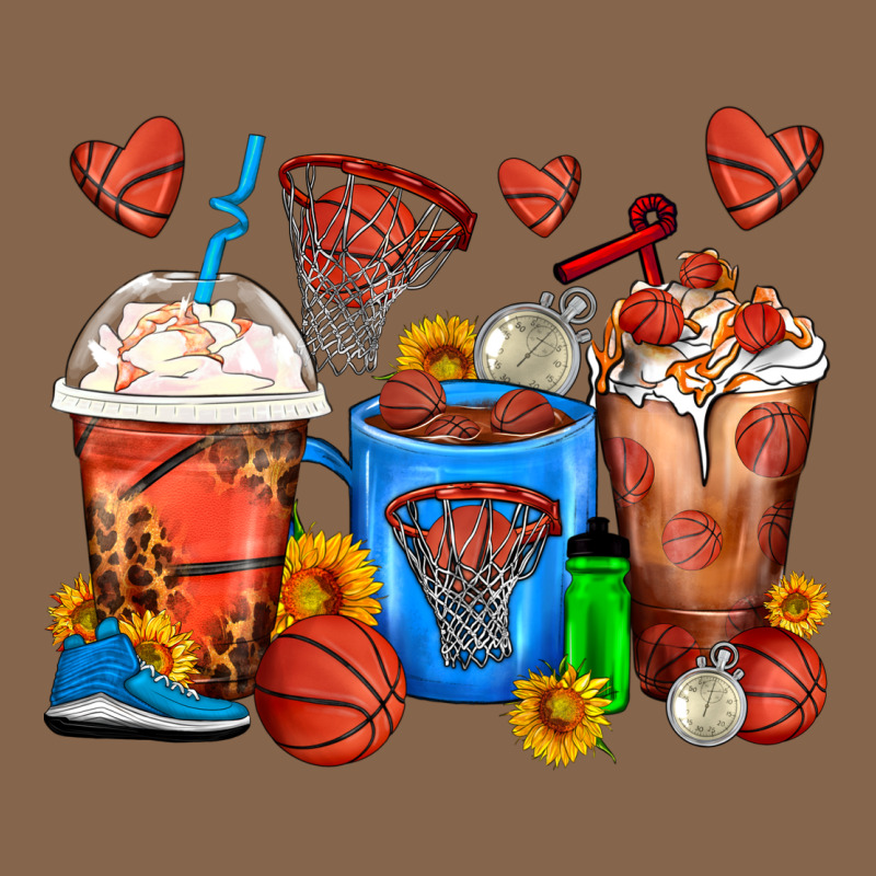 Basketball Coffee Cups Premium Tee by FaDigitalArtStudio | Teevron