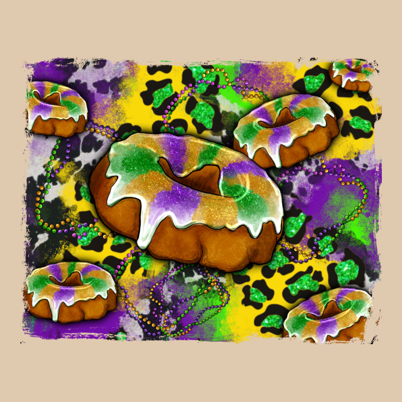 Mardi Gras Cake Glitterleopard And Cowhide Background Classic Tee by Artiststas | Teevron