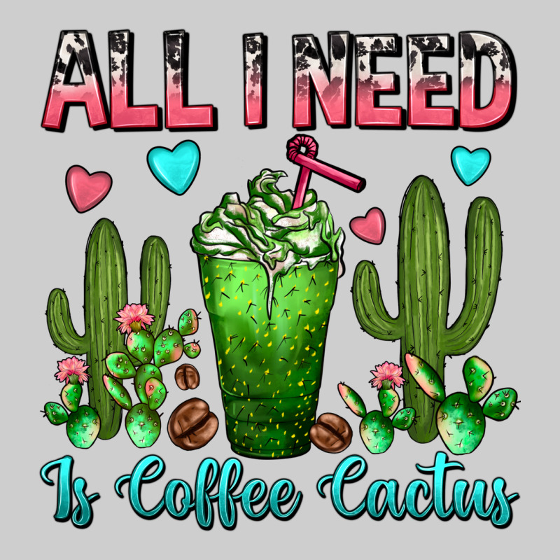 All I Need Is Coffee Cactus Frappe Premium Tee by FaDigitalArtStudio | Teevron