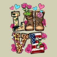 Love Valentine's Day Army Boots Olivia Heavy Core Tee | Teevron