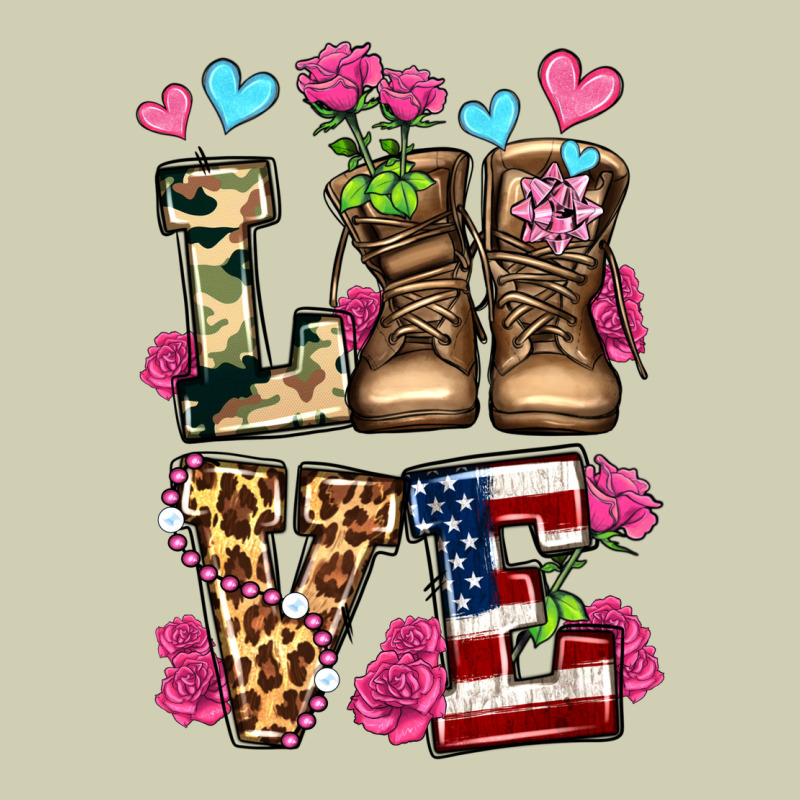 Love Valentine's Day Army Boots Olivia Heavy Core Tee by OliviaCreatesArt | Teevron