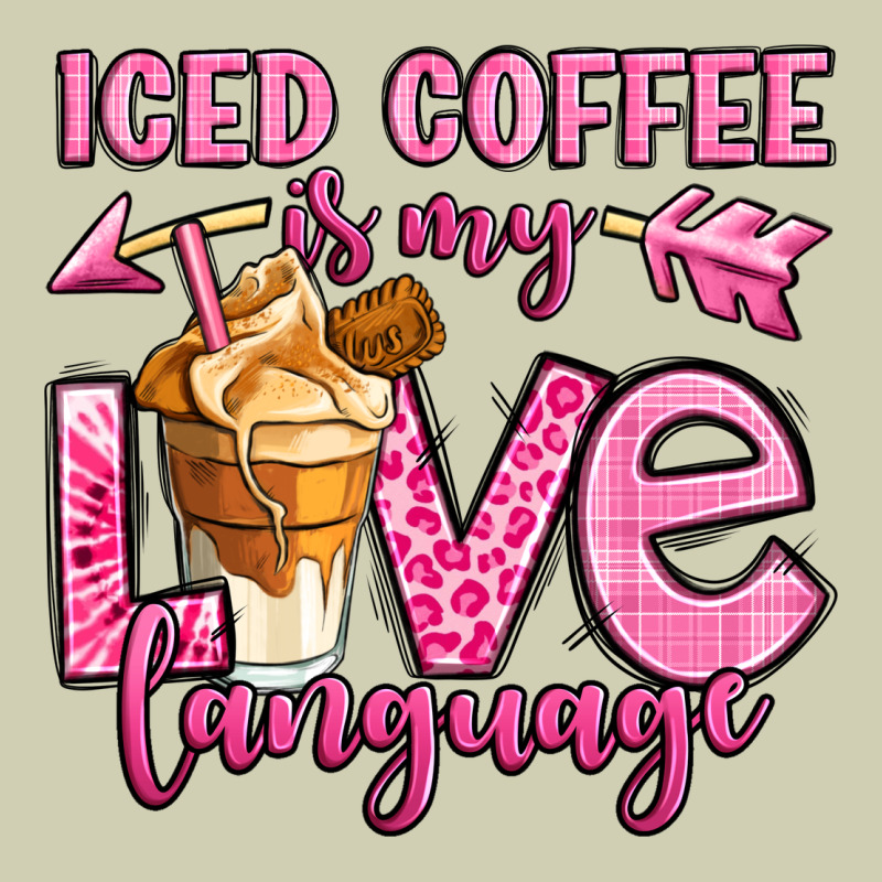 Iced Coffee Is My Love Language Heavy Core Tee by OliviaCreatesArt | Teevron