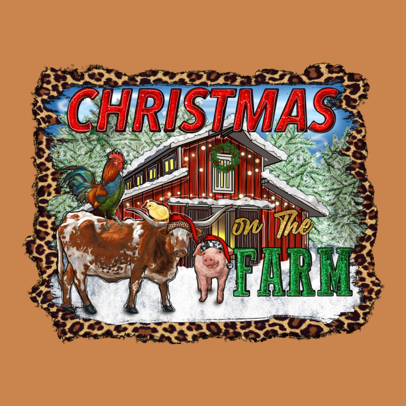 Christmas On The Farm Heavyweight Hoodie by RanaPortraitStore | Teevron