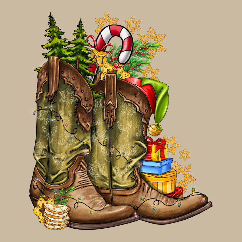 Christmas Boots Long Sleeve Tee by CowhideDigitalArt | Teevron