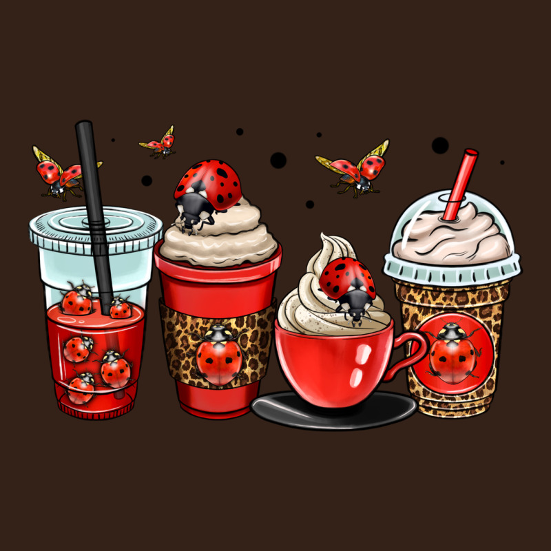Ladybug Coffee Cups Heavy Core Tee by OliviaCreatesArt | Teevron