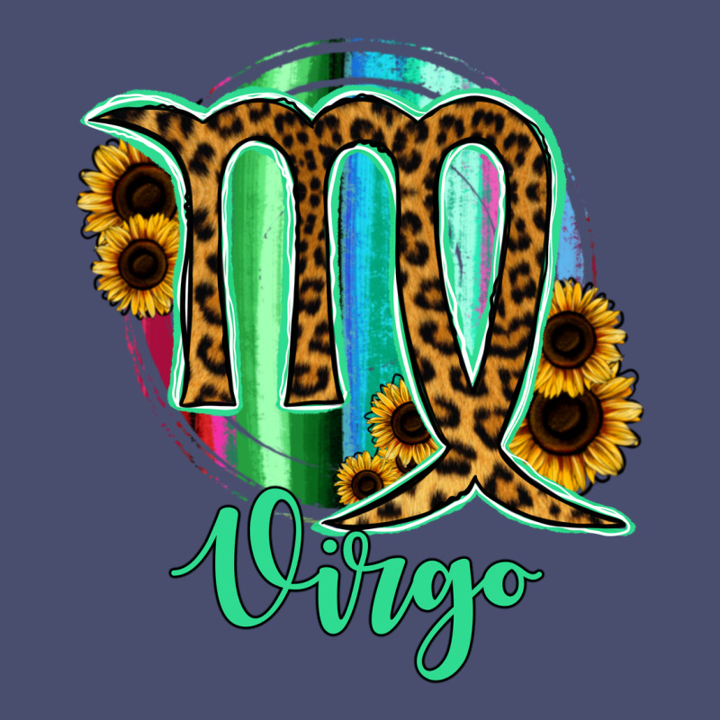 Virgo Zodiac Sign Sunflower Leopard Serape Vintage Tee by RanaPortraitStore | Teevron