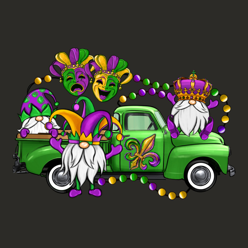 Mardi Gras Gnomes Truck Heavy Core Tee by OliviaCreatesArt | Teevron
