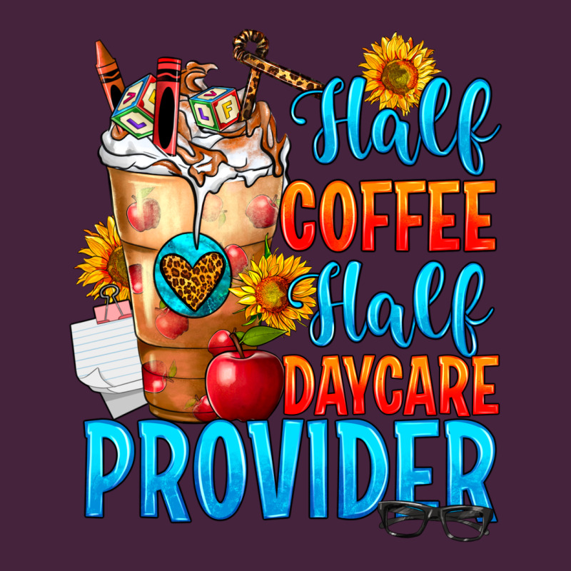 Half Coffee Half Daycare Provider Premium Tee by FaDigitalArtStudio | Teevron